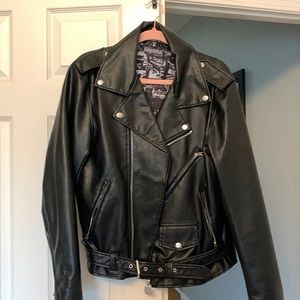 Hello Kitty for dolls kill Moto jacket size medium new with out tags